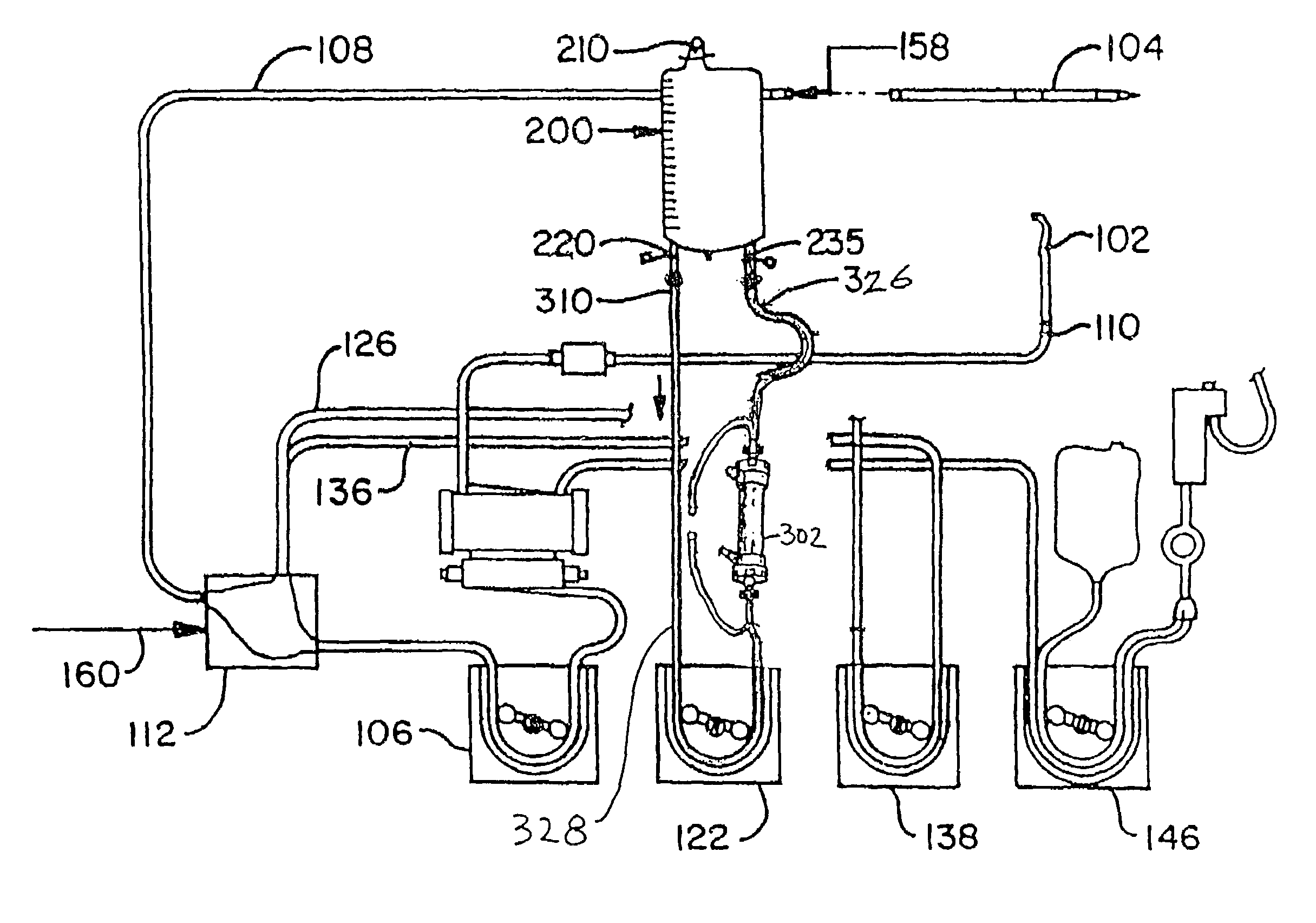 Method of recovering blood from an extracorporeal circuit