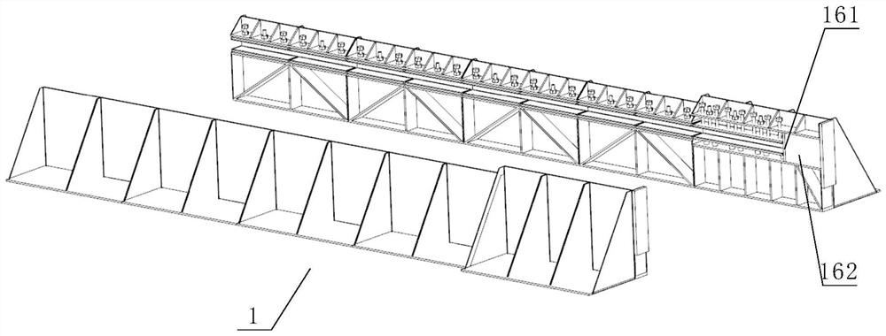 Train collision test waveform simulation system