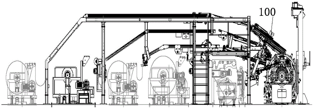 Automatic one-time all-steel forming machine