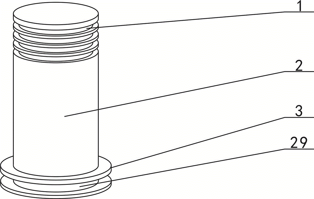 Push hemostatic device