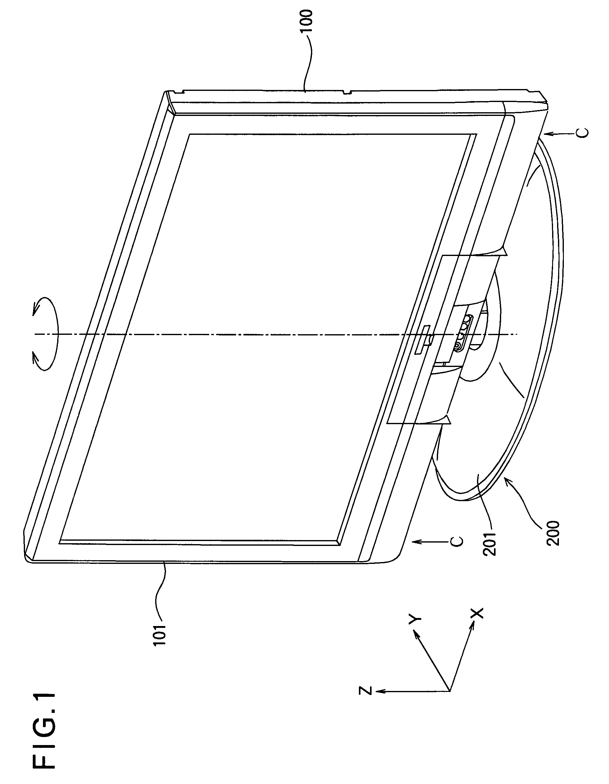 Turntable and display apparatus