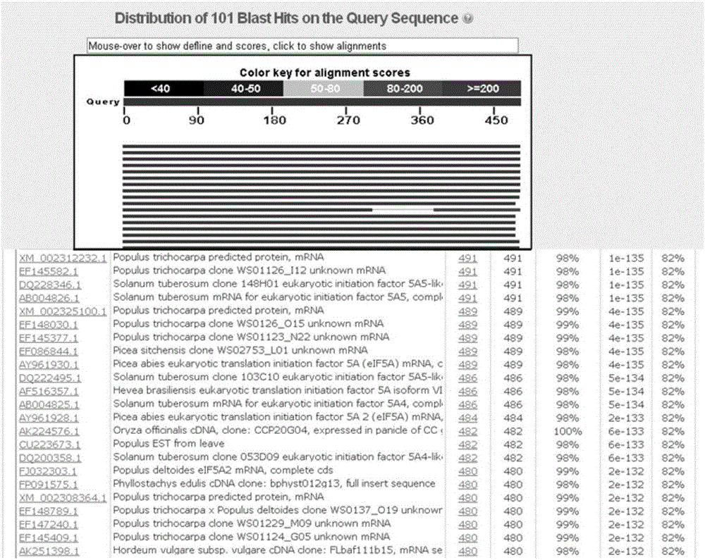 Soybean eIF5A gene subtypes and genetic engineering bacteria, and applications thereof