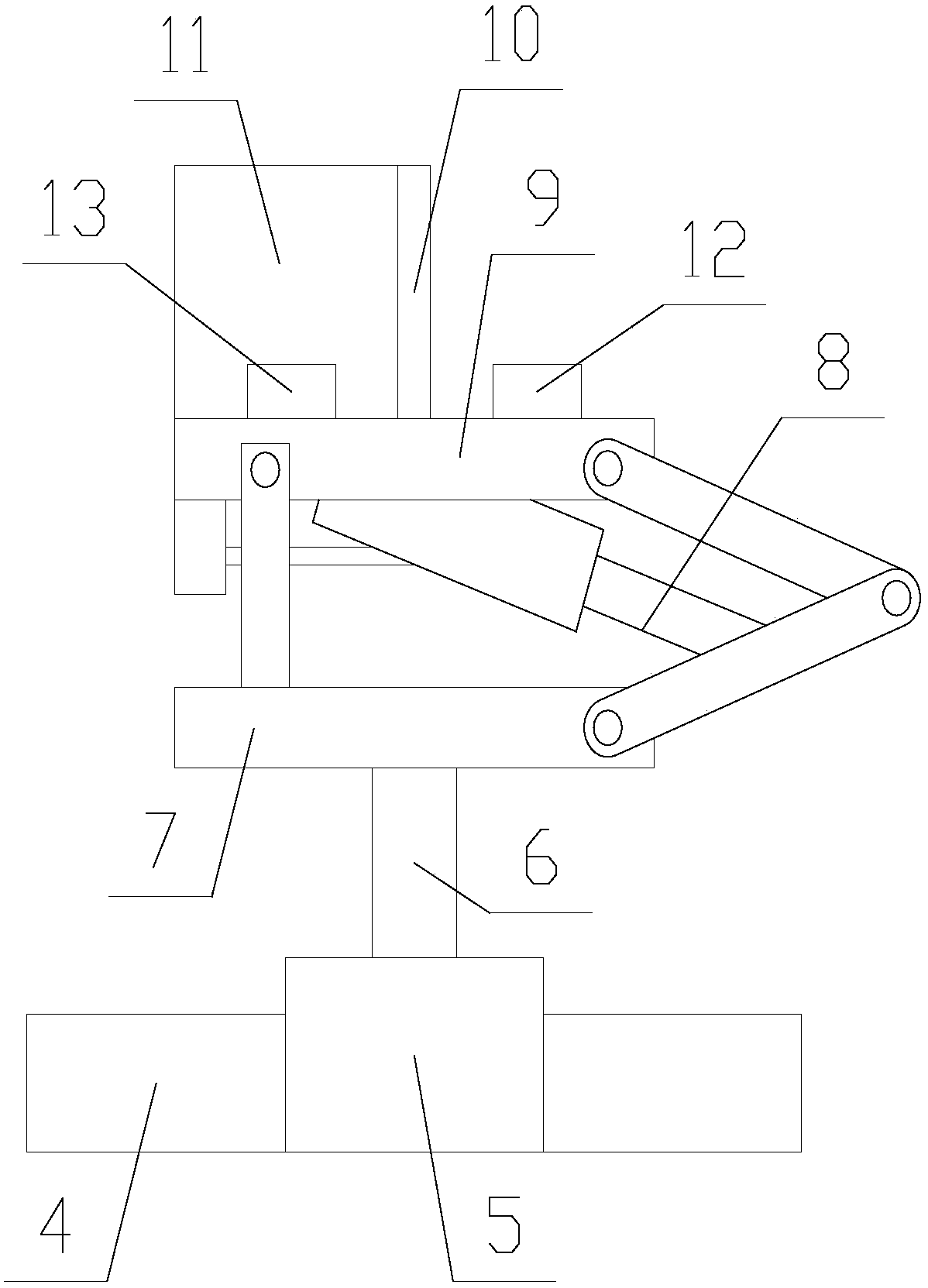 A solar power generation system with automatic tracking function