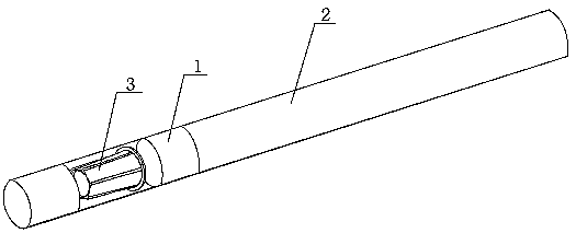 Cigarette filter stick containing L-Cups water cup fixing piece and cigarette