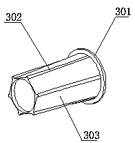 Cigarette filter stick containing L-Cups water cup fixing piece and cigarette