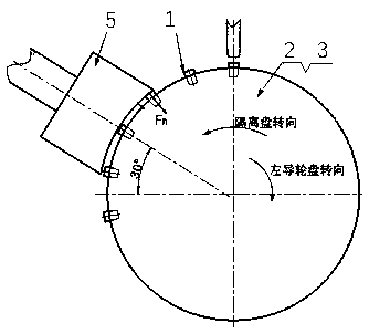 Calculation method of grinding force on spherical base surface of tapered roller