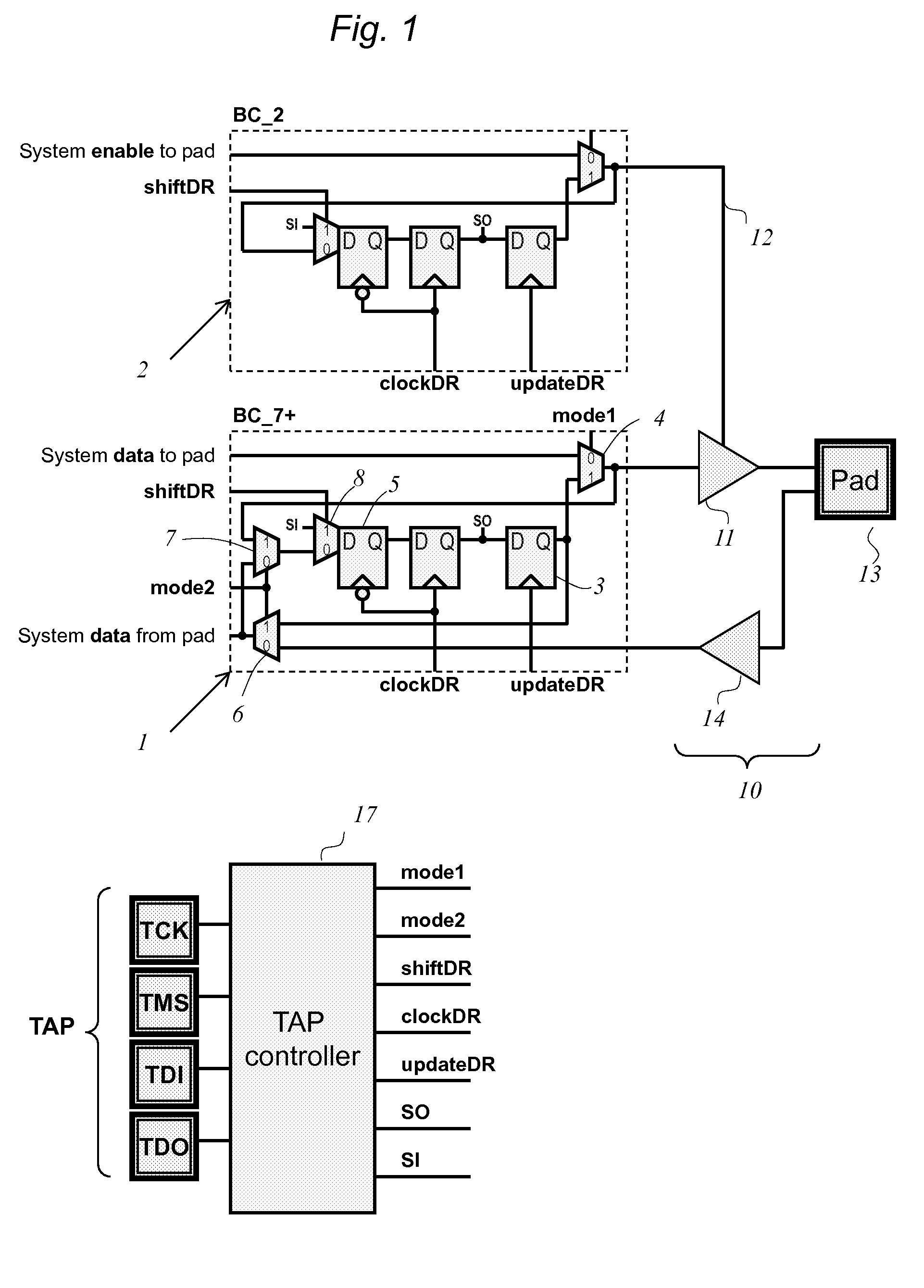 Circuit and Method for Measuring Delays between Edges of Signals of a Circuit