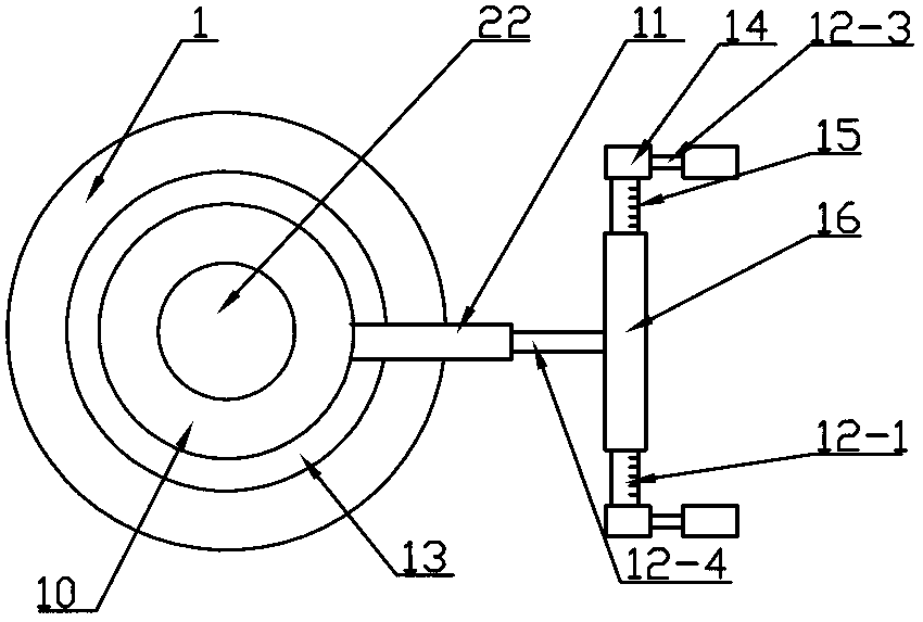 Measurer for measuring femoral offset in orthopedic operation