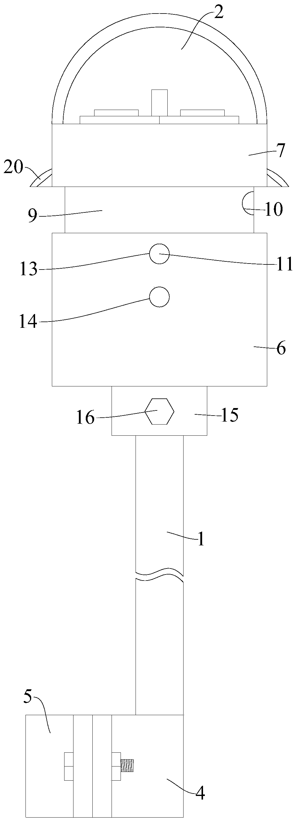 Vehicle-mounted lifting type video recording and installing equipment