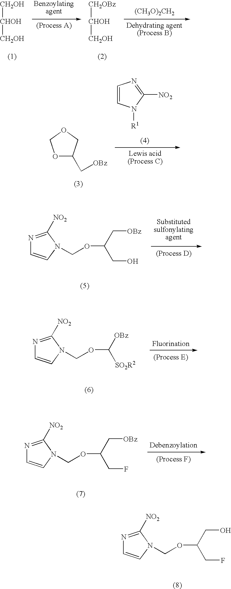 Method for producing 2-nitroimidazole derivative