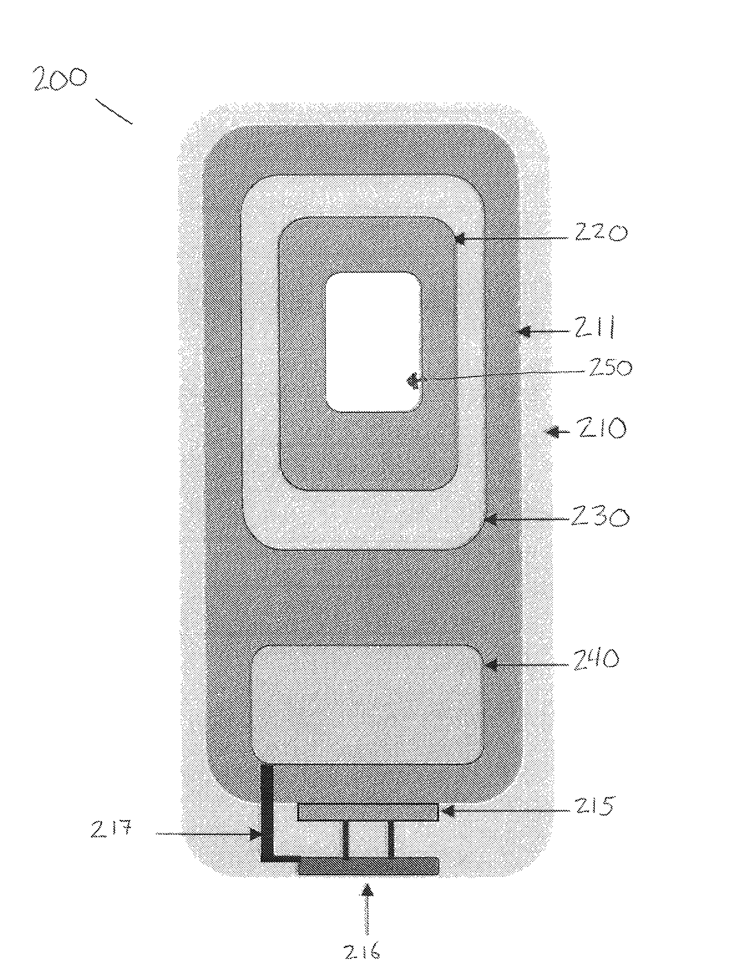 Smart phone casing and information exchange system