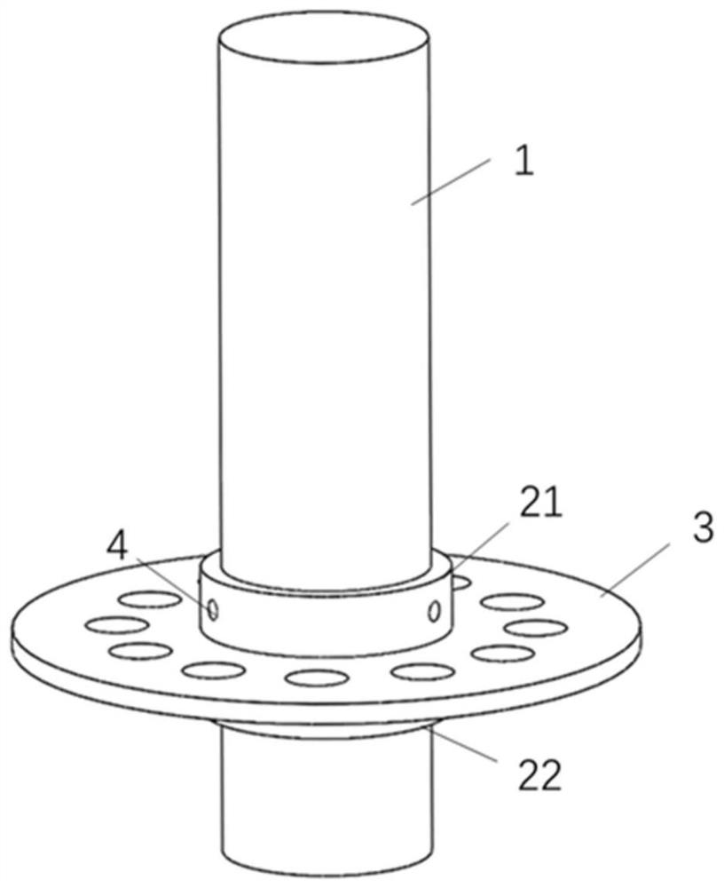 Single pile foundation scouring protection device