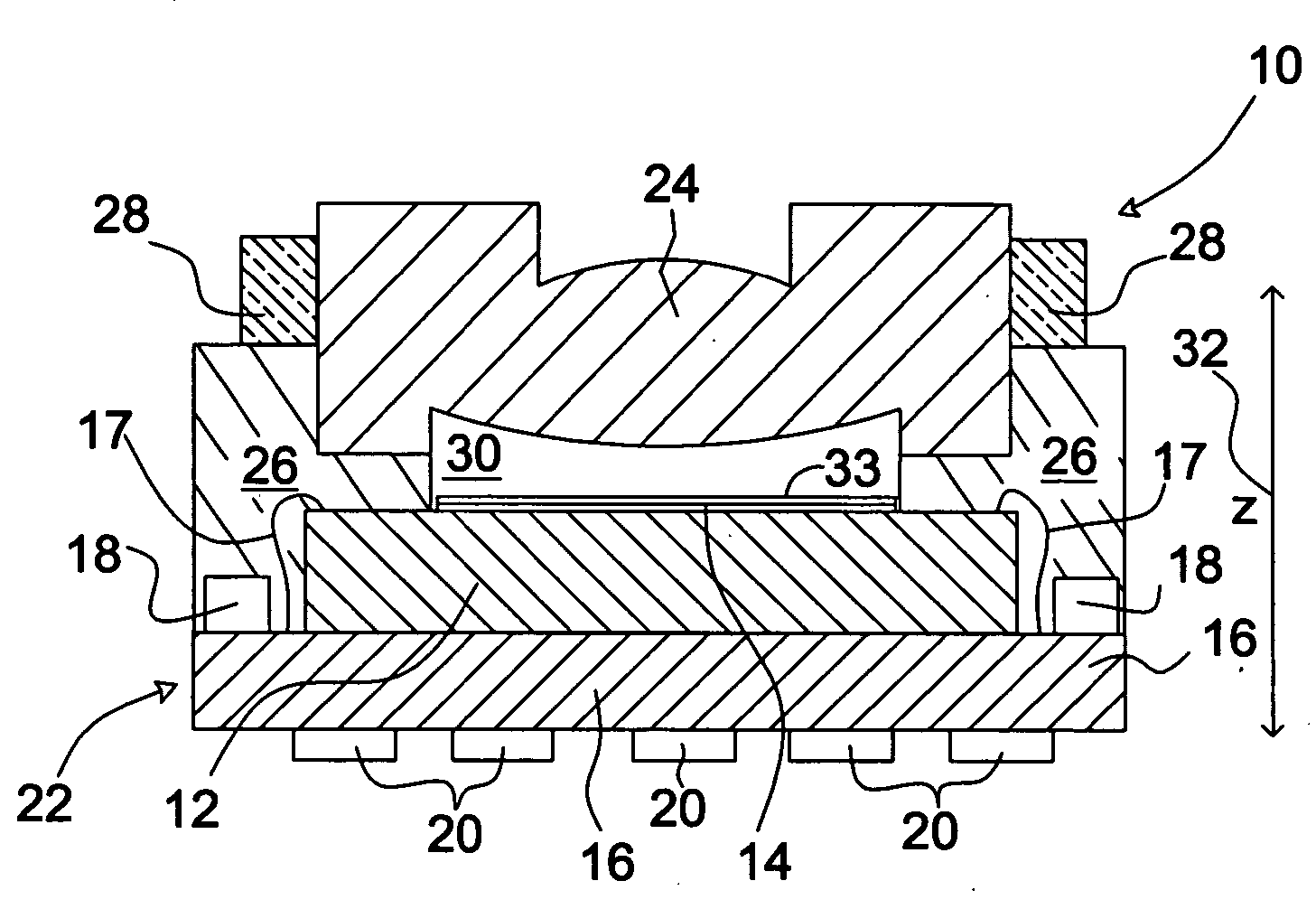 Wafer based camera module and method of manufacture