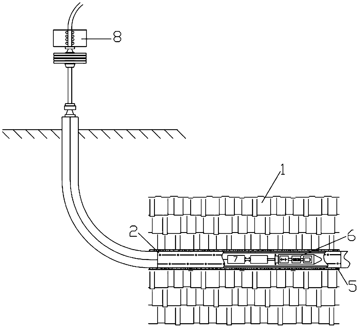 Method for removing blockage, increasing permeability and well-completing of horizontal well of coalbed methane