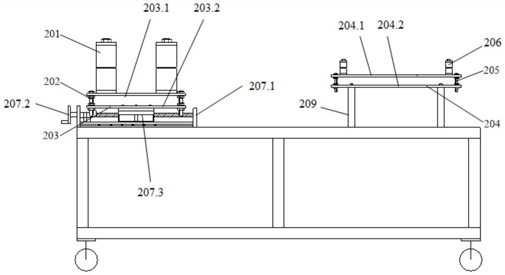 Underwater launch experiment device for aircraft body for research on supercavitation mechanism