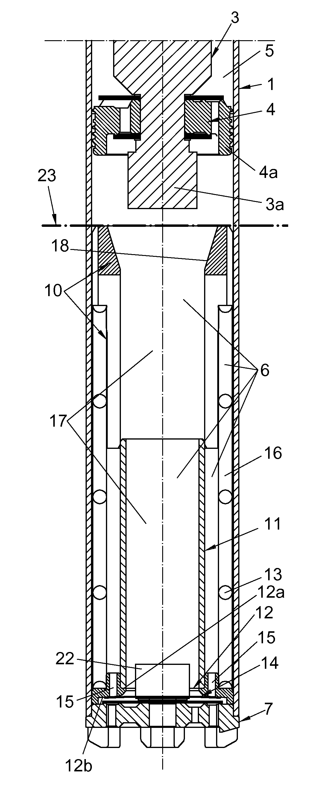 Variable load control system in a hydraulic device