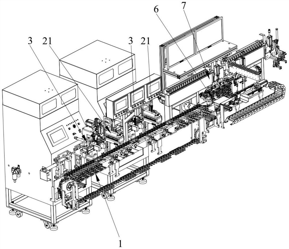 A power cord automatic test system