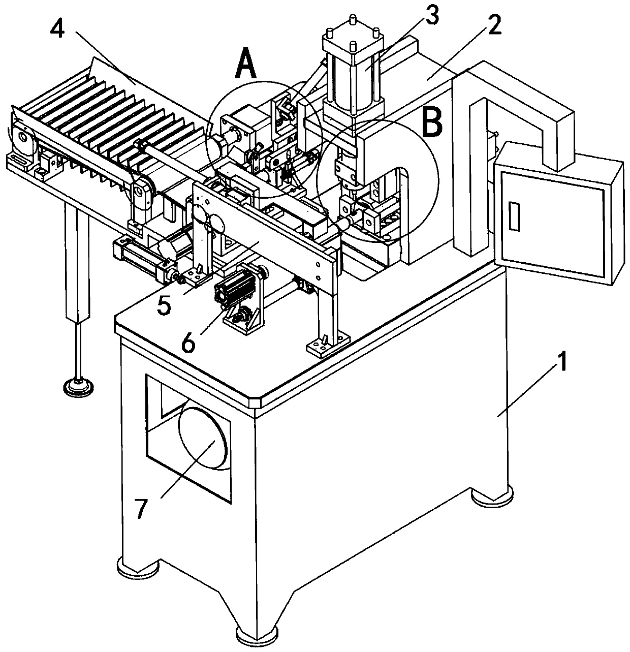 A high-precision automatic milling device for aerospace titanium alloy tube structure