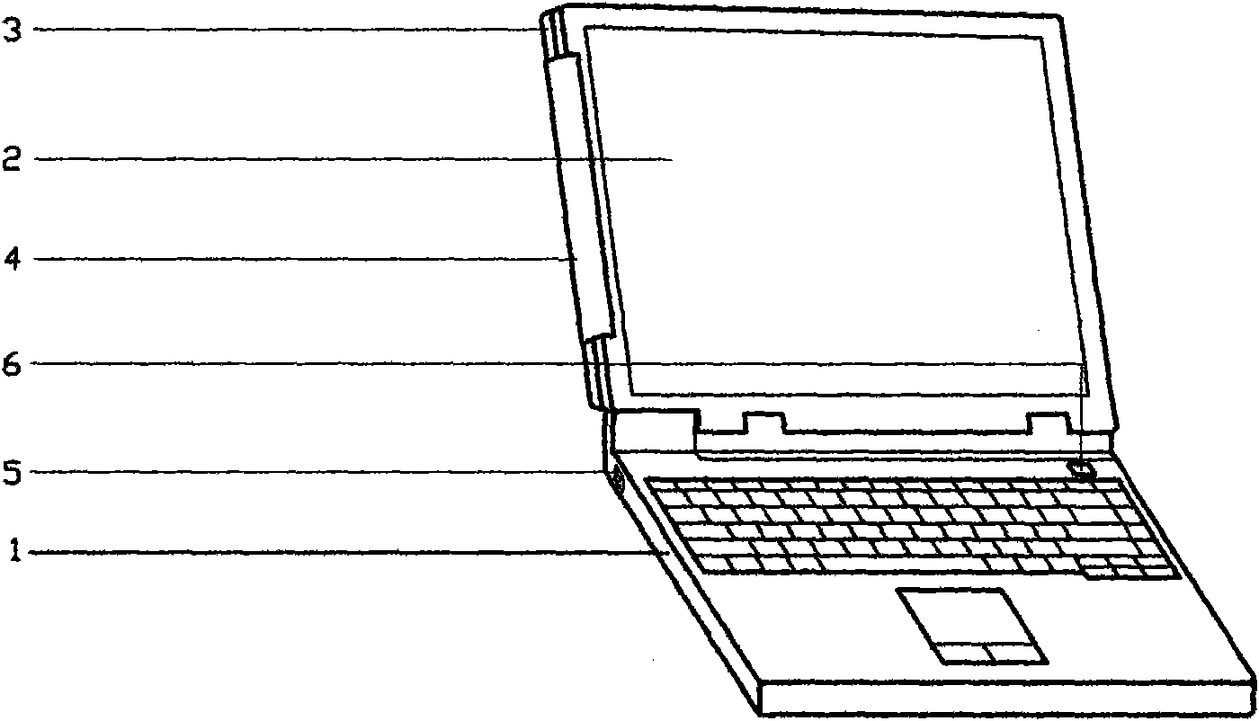 Multi-working mode double screen notebook computer system and operating control method