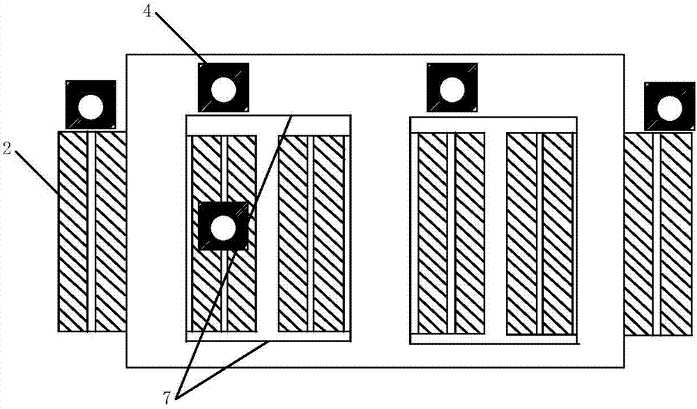 Measurement method and system of interphase leakage magnetic fields of transformer windings