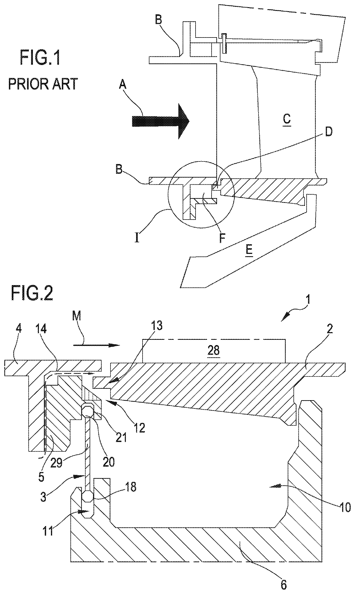 Sealing arrangement on combustor to turbine interface in a gas turbine