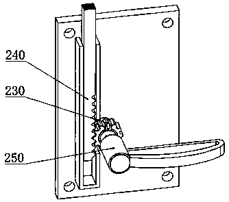 Subway shielding door lock with improved manual unlocking structure