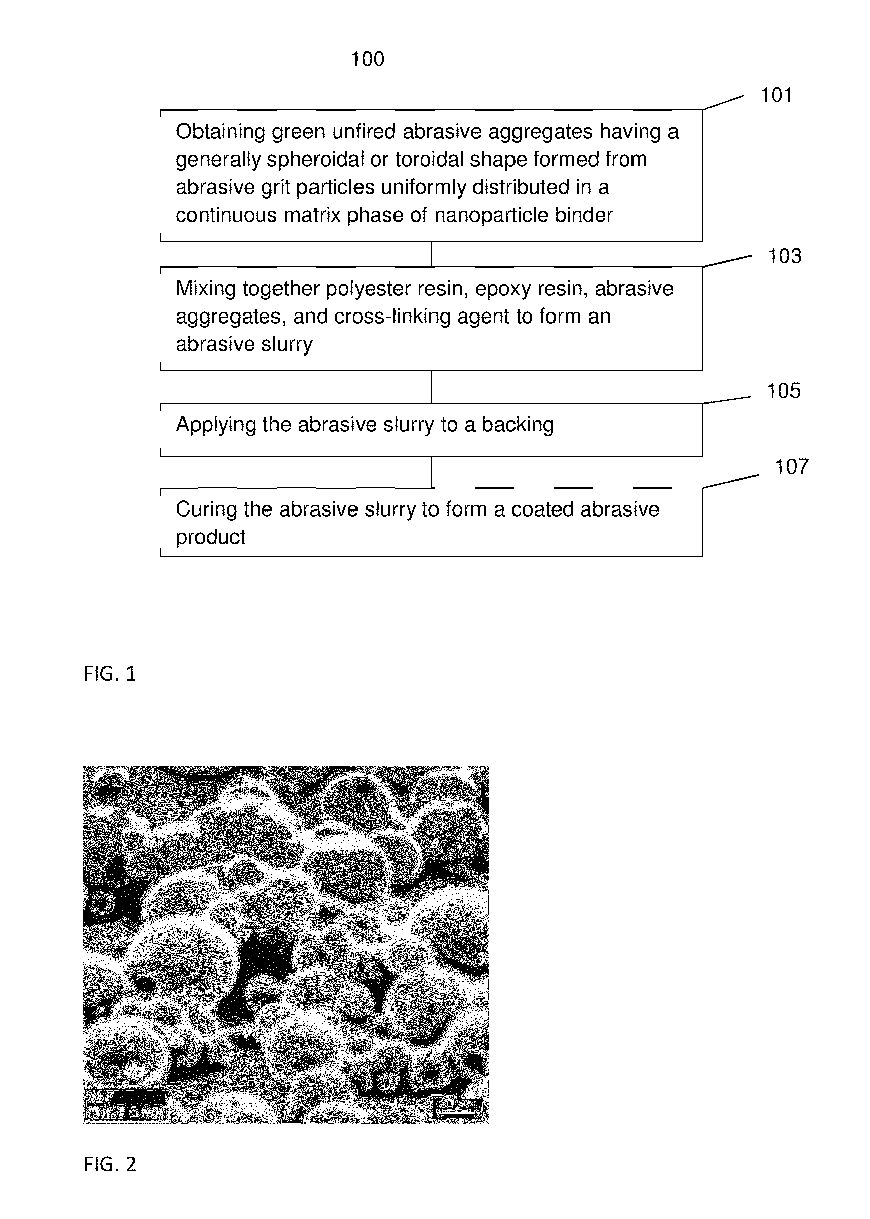 Abrasive products and methods for finishing hard surfaces