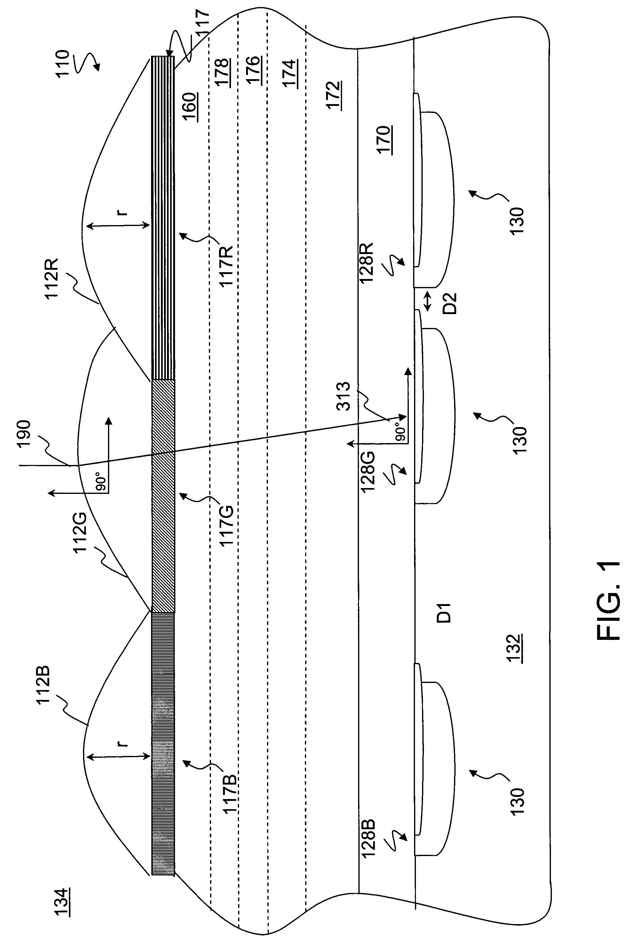 Gapless microlens array and method of fabrication