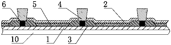 pm-oled display substrate and manufacturing method thereof