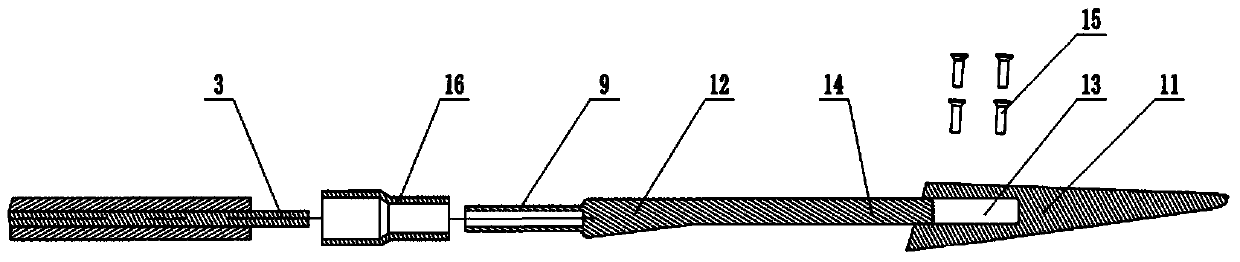 Lightning protection system for wind turbine blade