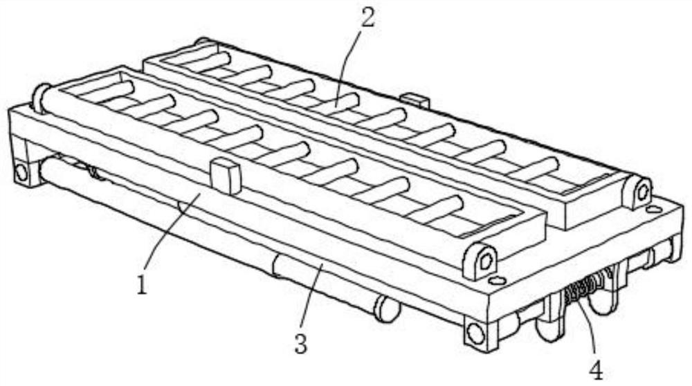 Folding protective frame for building engineering construction and folding method thereof