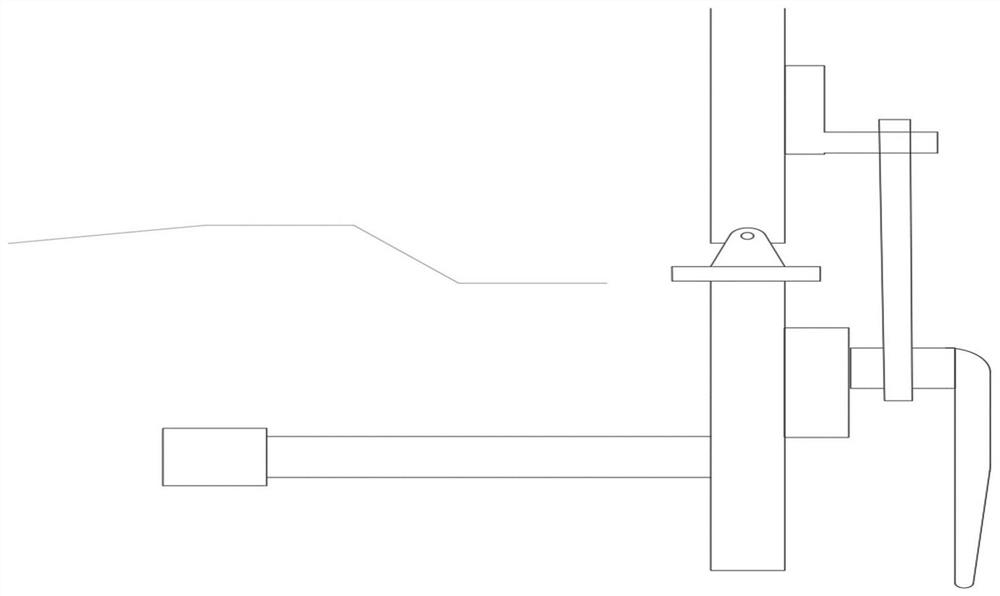 Integrated bonding, positioning and pressing tool for small web on trailing edge of windward side of wind power blade