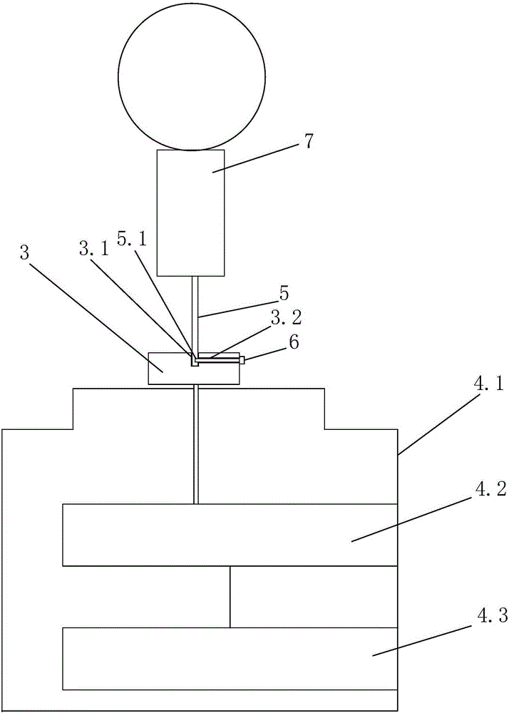 Rotary AC power transmission line magnetic field measuring apparatus