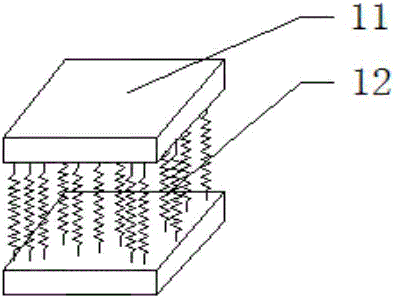 Vertical type shock-absorbing tamping machine applied to building