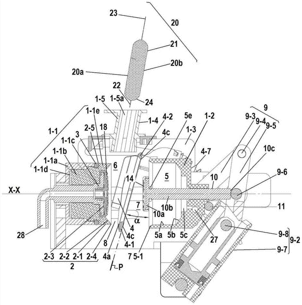 Device for preparing a beverage by infusion pod with a pivoting cradle
