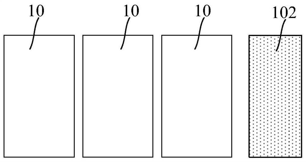 Pixel structure, display screen, and method for adjusting brightness uniformity of display screen