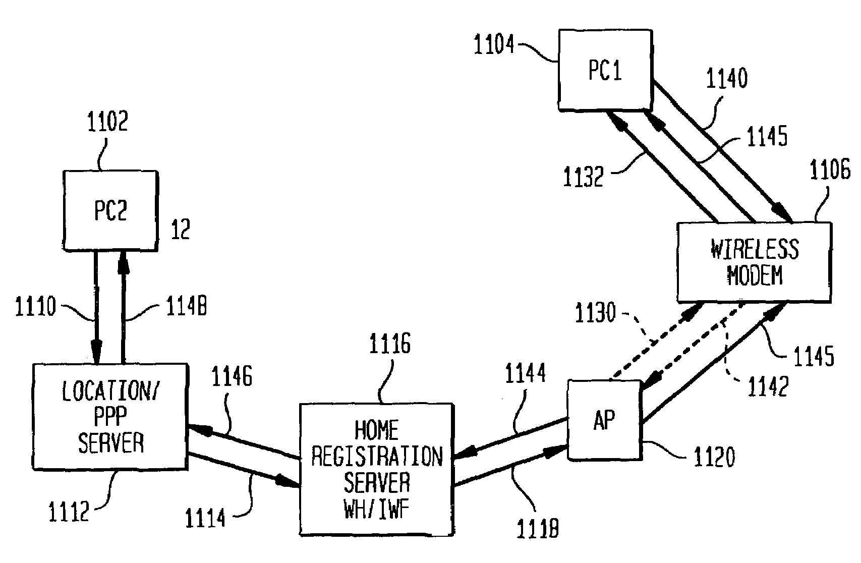 Method for paging a device in a wireless network