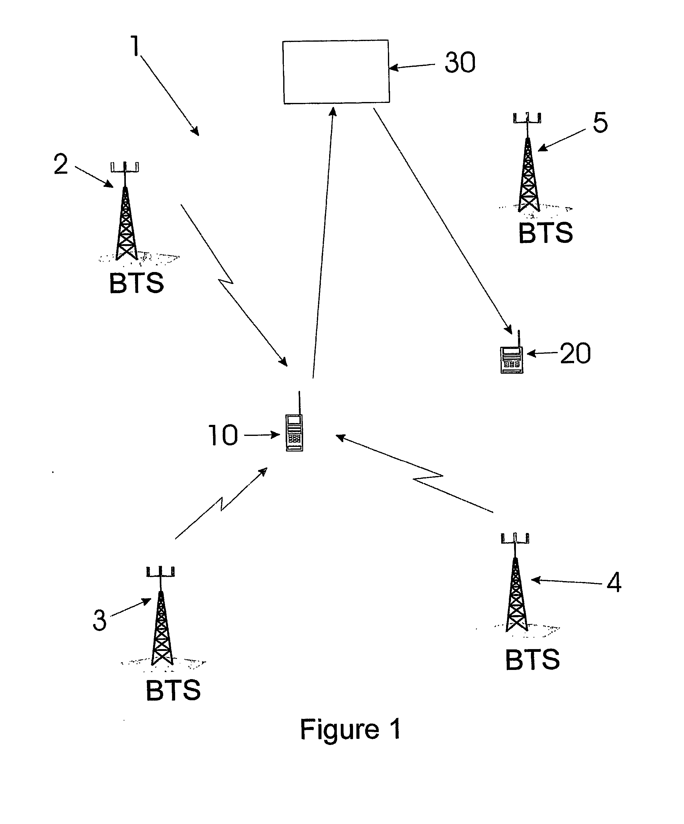 Method and apparatus for finding a mobile radio terminal
