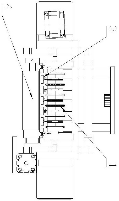 A device for positioning and cutting cigarettes