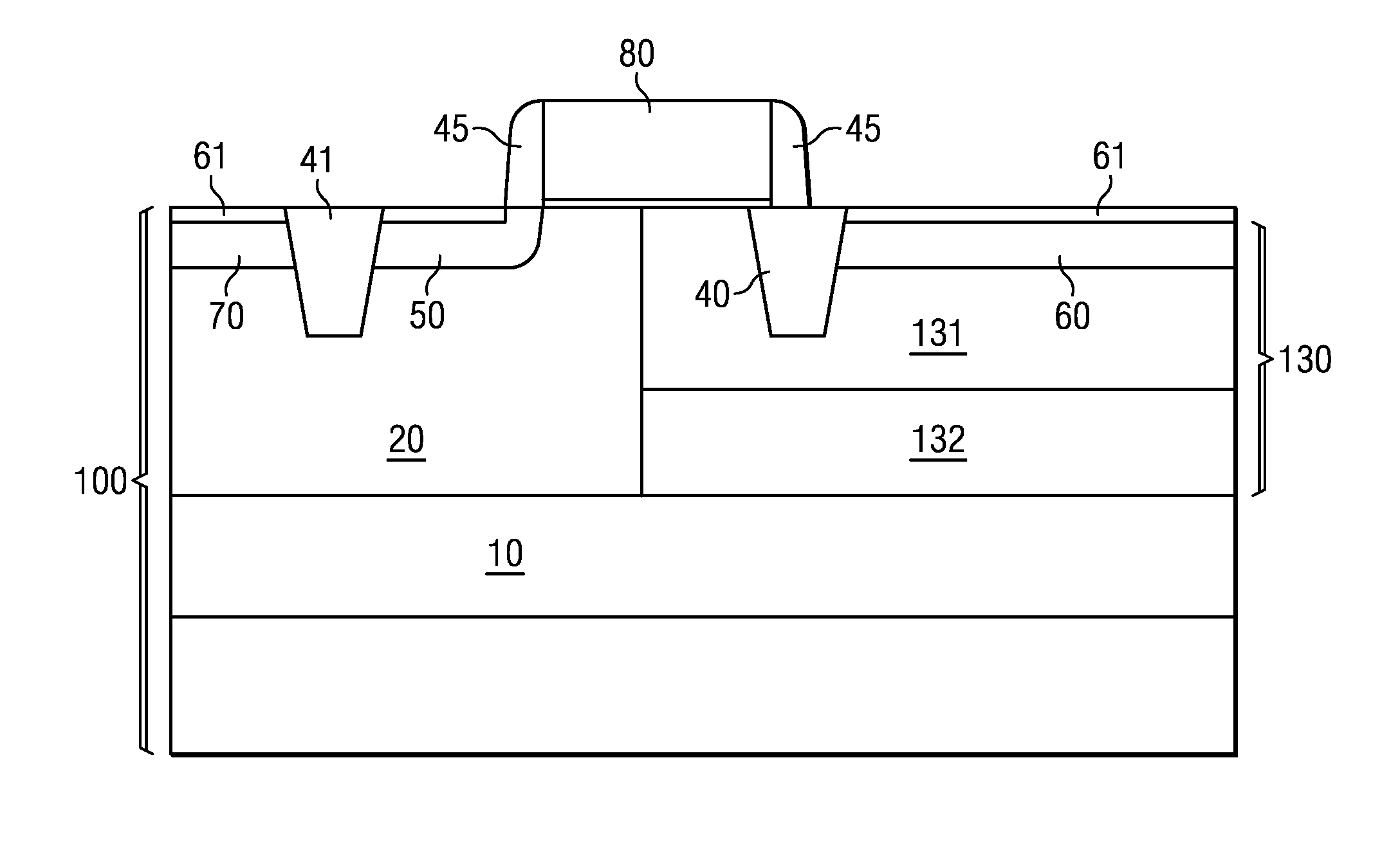 Drain Extended Field Effect Transistors and Methods of Formation Thereof