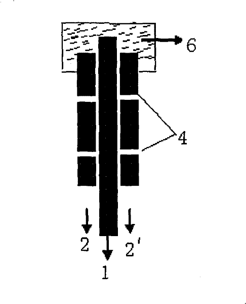 Hollow-out flexible printed circuit board with ACP conductive adhesive being printed thereon