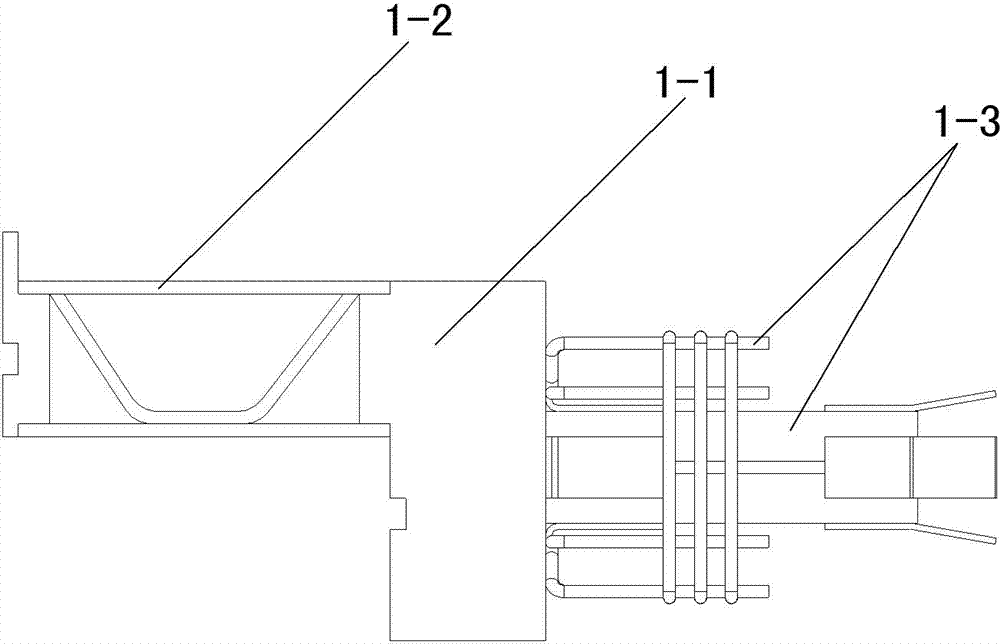 Precast high-strength building beam and column node component