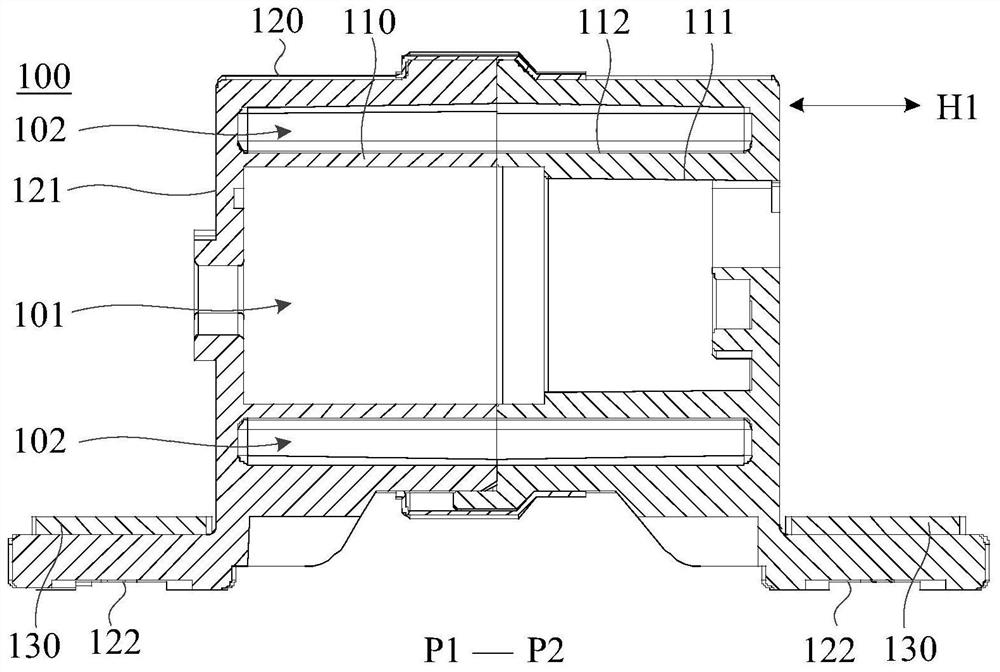 Noise reduction device and refrigerator