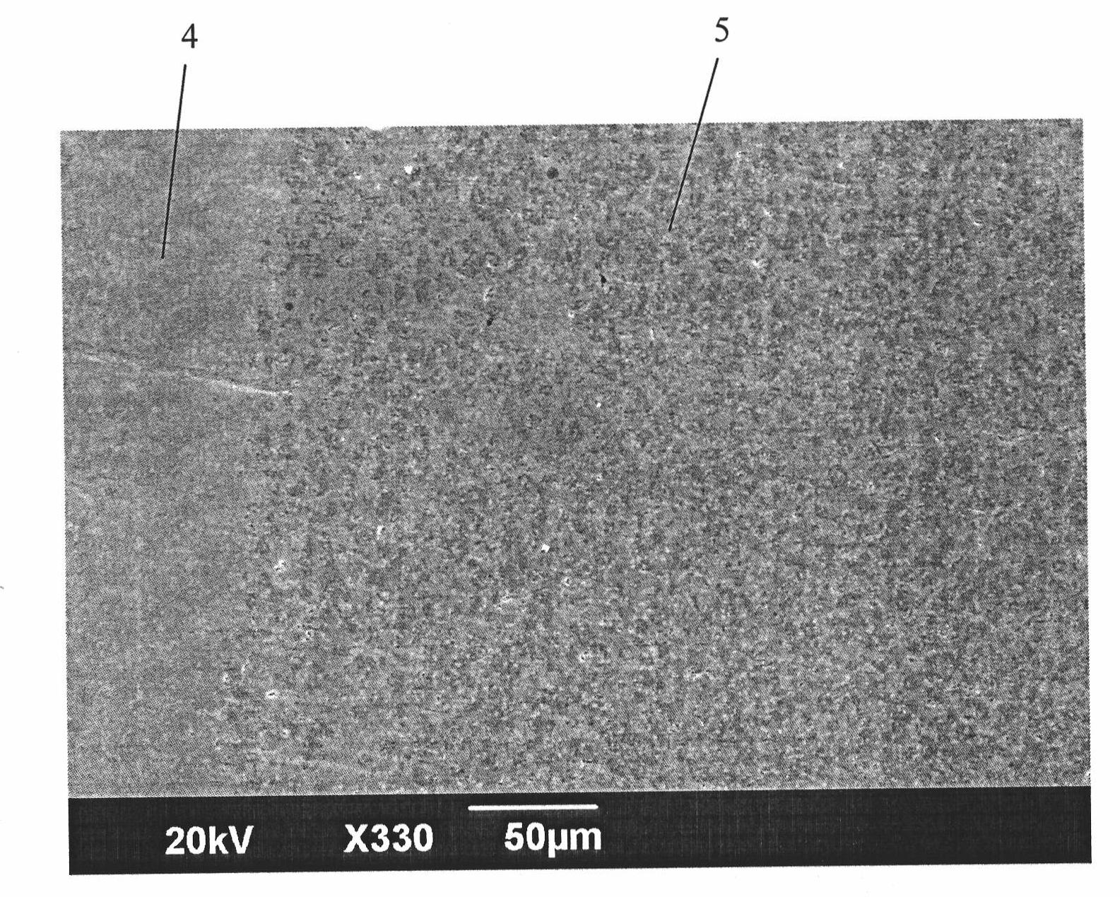 Cored welding wire for preparing ceramic-intermetallic compound cladding layer and method thereof