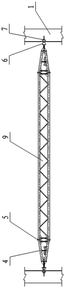 A half-ship positioning beam