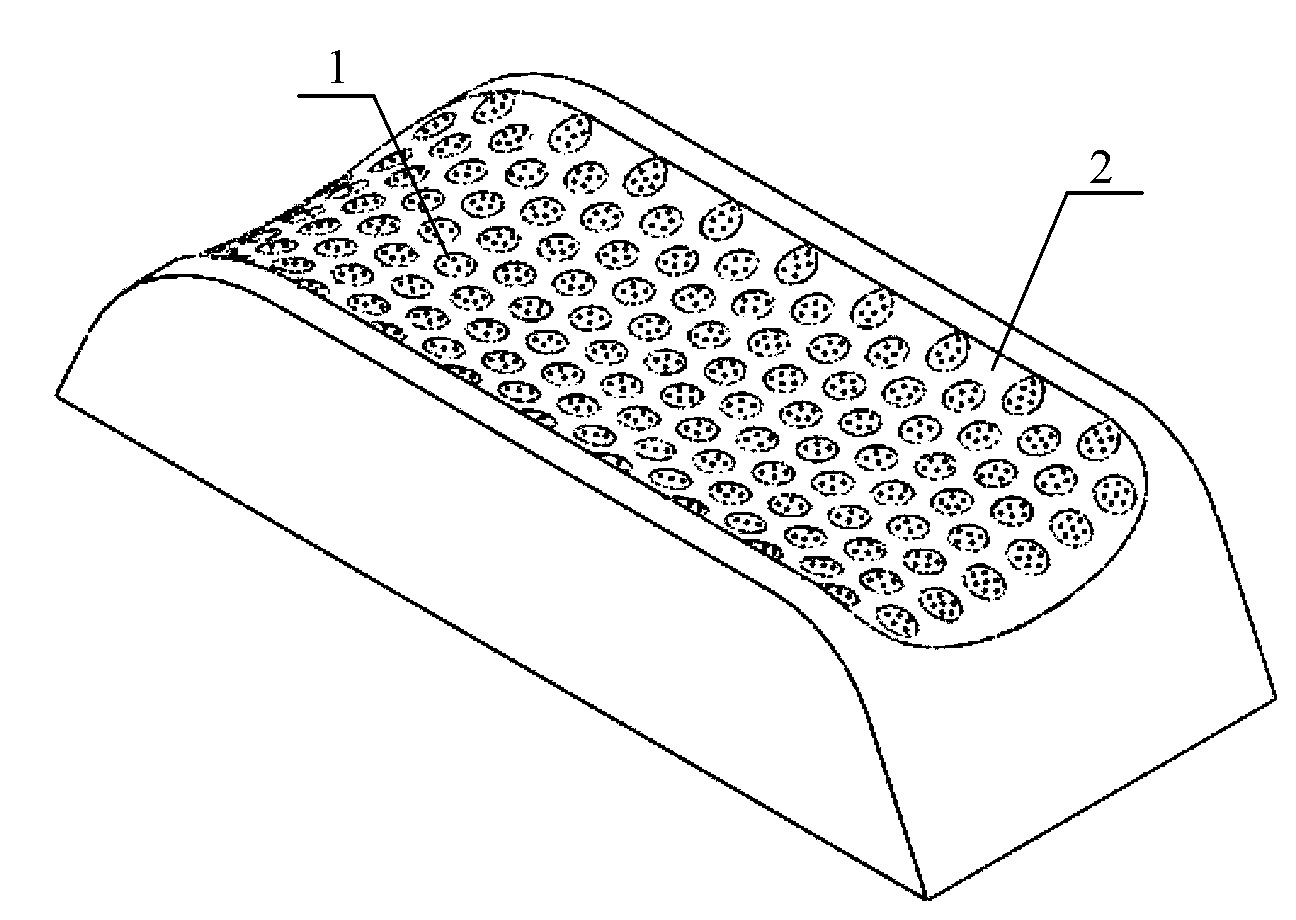 High temperature abrasion resistant guide plate and preparation method thereof