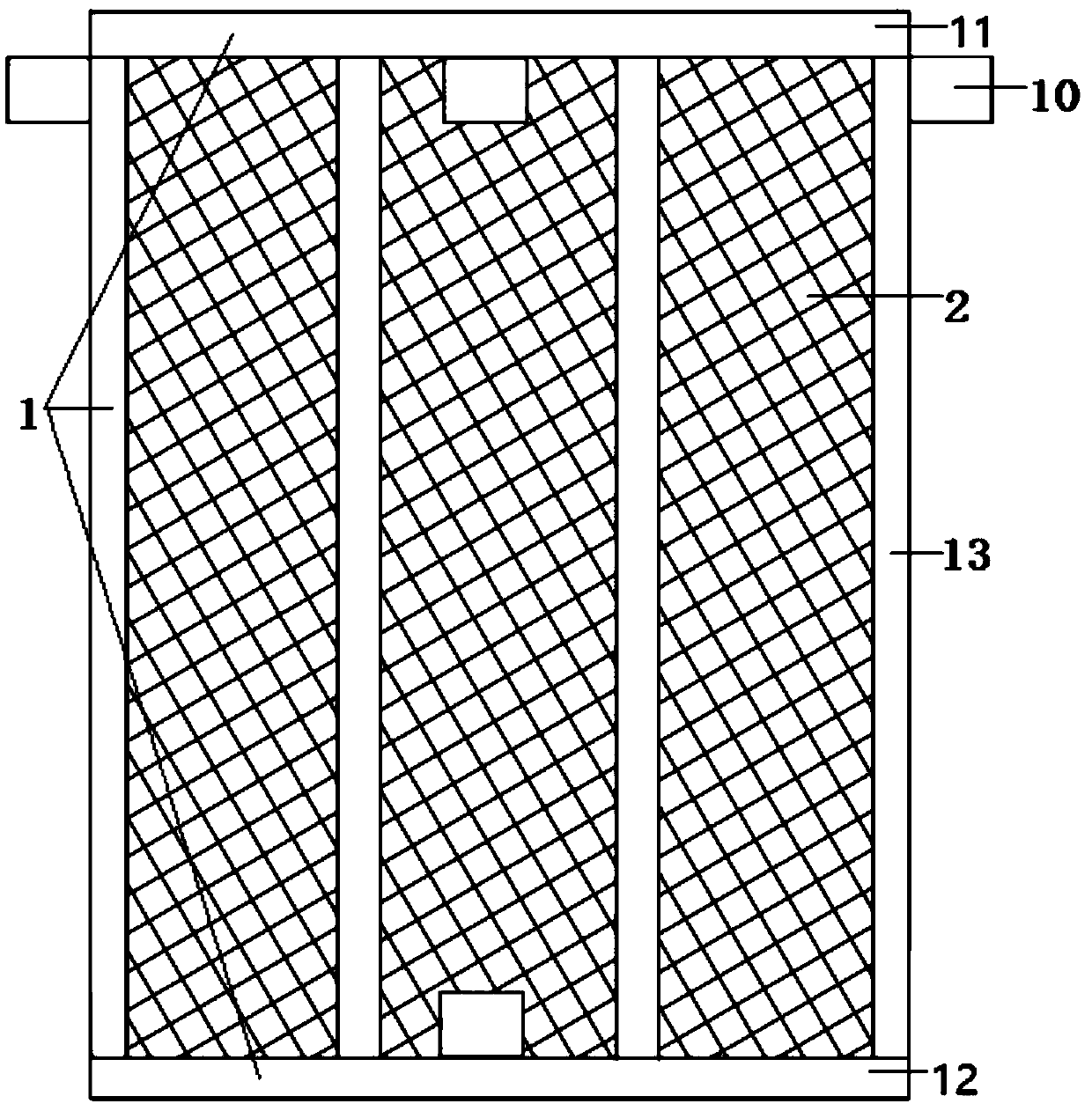 Net cage with feed collecting structure and method