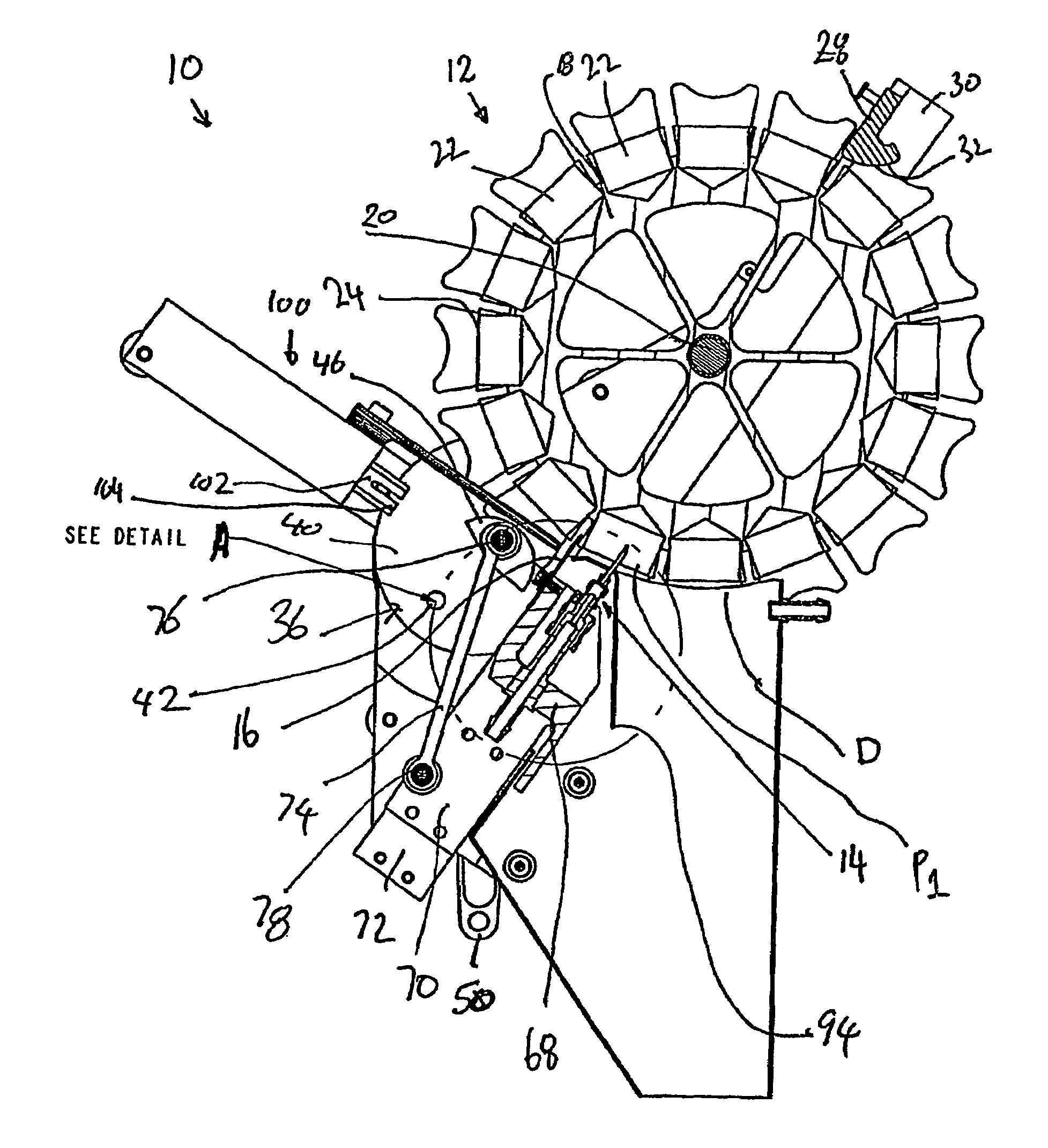 Apparatus for initiating and dispensing an incendiary