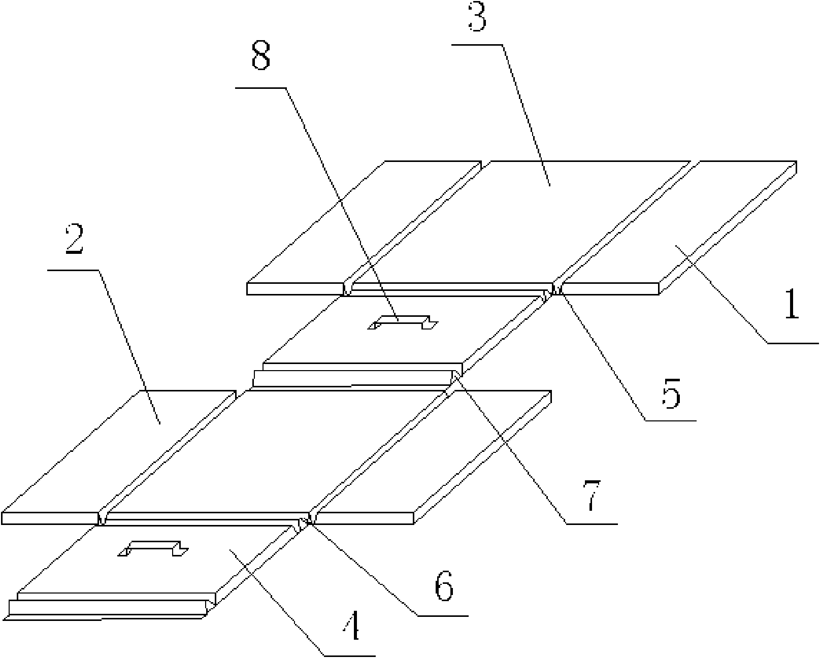 Honey comb structure paper board package box of 180 degree two-double and production method thereof