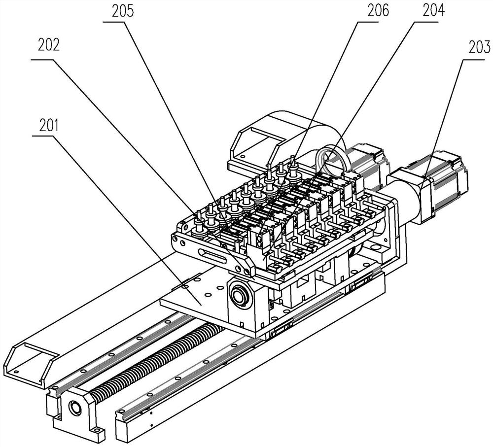 Stripping and conveying device for two ends of connecting wire